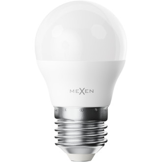 Mexen Nova 6x LED žárovka E27, G45, 4W, teplá - 3000K, 420 lm - L101-E27-0430-01x06