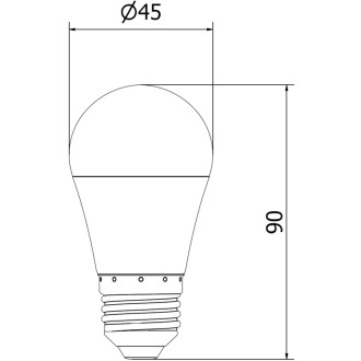 Mexen Nova 10x LED žárovka E27, G45, 9W, studená - 6500K, 945 lm - L101-E27-0965-01x10