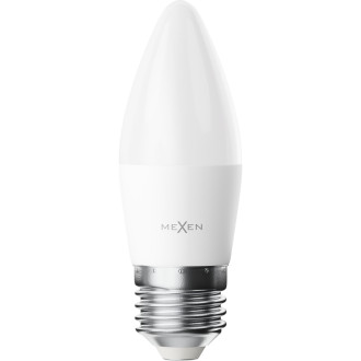 Mexen Nova 10x LED žárovka E27, C37, 8W, teplá - 3000K, 840 lm - L102-E27-0830-01x10