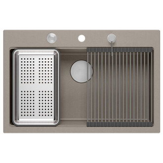 Granitový dřez MARC 110 WORKSTATION Beige