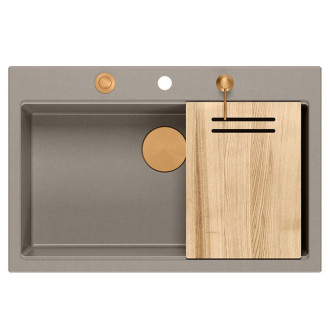 Granitový dřez MARC 110 WORKSTATION Beige