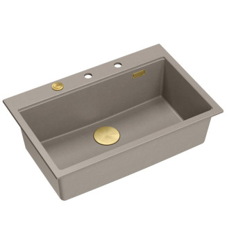 Granitový dřez MARC 110 WORKSTATION Beige