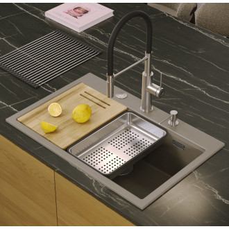 Granitový dřez MARC 110 WORKSTATION Beige