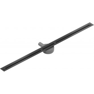 Mexen FLAT 360 SUPER SLIM 130 cm - Lineární odtkový žlab, černá 1751130