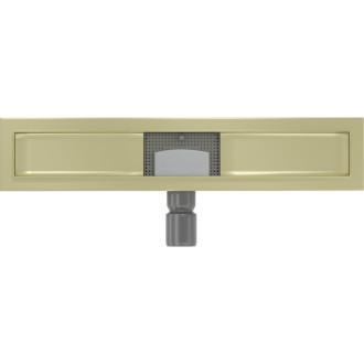 Mexen Flat korpus do odpływu liniowego 60 cm, złoty szczotkowany - 1A15060