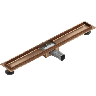 Mexen Ploché těleso pro lineární žlab 80 cm, kartáčovaná měď - 1C15080