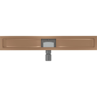 Mexen Flat korpus do odpływu liniowego 80 cm, miedź szczotkowana - 1C15080