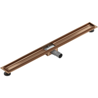 Mexen Ploché těleso pro lineární žlab 100 cm, kartáčovaná měď - 1C15100