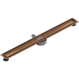 Mexen Flat 360° korpus do odpływu liniowego obrotowy 100 cm, miedź szczotkowana - 1C40100