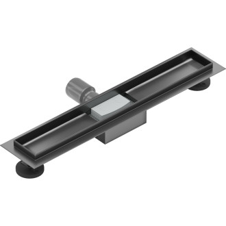 Mexen Flat korpus do odpływu liniowego 50 cm, gun gray szczotkowany - 1E15050