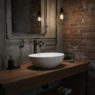 Rea Baterie umyvadlová vysoká Vintage Old Black High REA-B0227