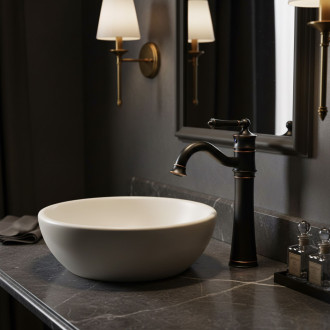 Rea Baterie umyvadlová vysoká Vintage Old Black High REA-B0227