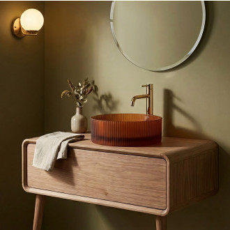 Umyvadlo na desku Rea Suri Brown