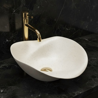 Keramické umyvadlo na desku REA HM-34B Handmade ART