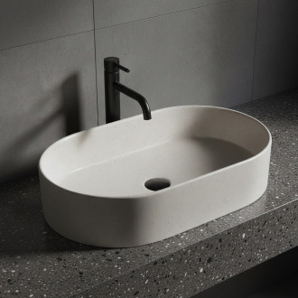 Umyvadlo na desku REA Nadia 60 Sandy