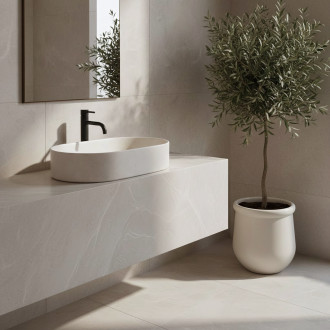 Umyvadlo na desku REA Nadia 60 Sandy