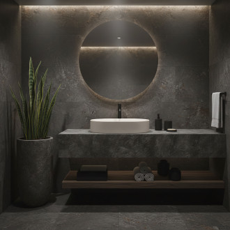 Umyvadlo na desku REA Nadia 60 Sandy