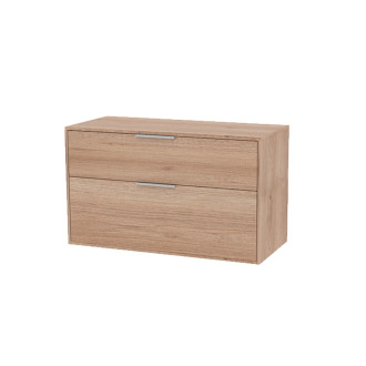 Koupelnová skříňka bez umyvadla Roca Optica 98,5x58x45,5 cm dub OPTDESK1002ZO