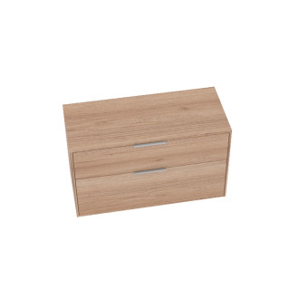 Koupelnová skříňka bez umyvadla Roca Optica 98,5x58x45,5 cm dub OPTDESK1002ZO