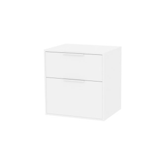 Koupelnová skříňka bez umyvadla Roca Optica 58,5x56,5x45,5 cm bílá matná mat OPTDESK602ZBM