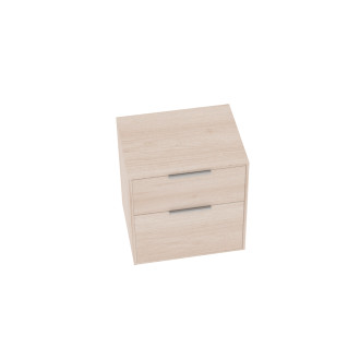 Koupelnová skříňka bez umyvadla Roca Optica 58,5x56,5x45,5 cm světlý dub OPTDESK602ZJ