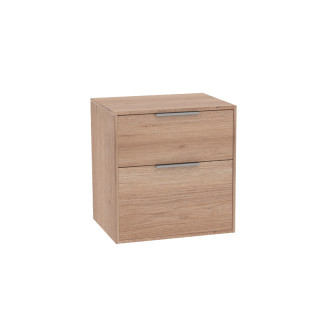 Koupelnová skříňka bez umyvadla Roca Optica 58,5x56,5x45,5 cm dub OPTDESK602ZO