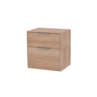 Koupelnová skříňka bez umyvadla Roca Optica 58,5x56,5x45,5 cm dub OPTDESK602ZO