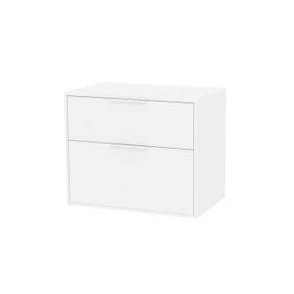 Koupelnová skříňka bez umyvadla Roca Optica 78,5x56,5x45,5 cm bílá matná mat OPTDESK802ZBM