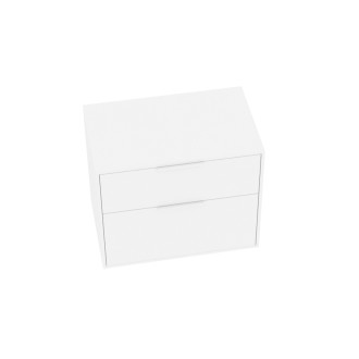 Koupelnová skříňka bez umyvadla Roca Optica 78,5x56,5x45,5 cm bílá matná mat OPTDESK802ZBM