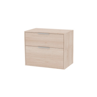 Koupelnová skříňka bez umyvadla Roca Optica 78,5x56,5x45,5 cm světlý dub OPTDESK802ZJ