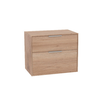 Koupelnová skříňka bez umyvadla Roca Optica 78,5x56,5x45,5 cm dub OPTDESK802ZO