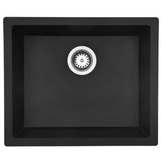 Dřez SAT černá SATSINKSQV102B, spodní