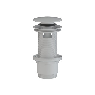 Výpust k umyvadlu 5/4 SAT bílá matná plast zkracovatelný click clack SATAUCCXBM