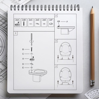wc sedátko Calypso, duroplast, bílé KD02181061