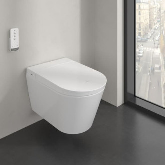 WC s bidetem závěsné Villeroy & Boch Tivo zadní odpad V22EM101