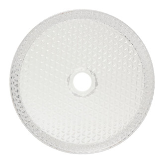 Umyvadlo na desku SAT Purity 36x36 cm čirá bez otvoru pro baterii, bez přepadu SATGLA3636T