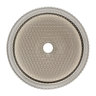 Umyvadlo na desku SAT Purity 36x36 cm černá bez otvoru pro baterii, bez přepadu SATGLA3636BB