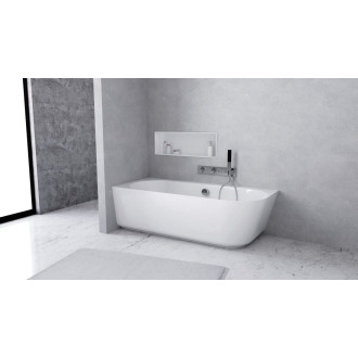 Volně stojící vana Polysan Sussi 170x70 cm litý mramor levá 90177L