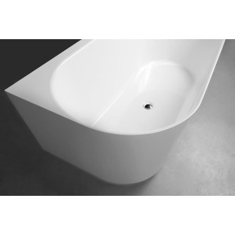 Volně stojící vana Polysan Sussi 170x70 cm litý mramor pravá 90177R