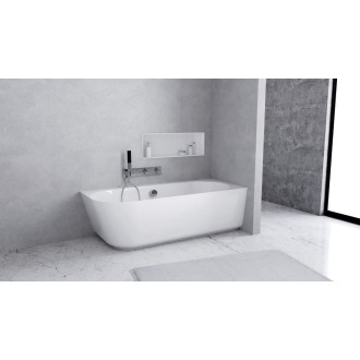 Volně stojící vana Polysan Sussi 170x70 cm litý mramor pravá 90177R