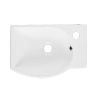 Umyvadlo SAT Brevis 40,5x28 cm otvor pro baterii vpravo SATBRE4028R