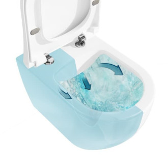 WC závěsné VitrA S60 bílé včetně sedátka, zadní odpad 7510-003-6319