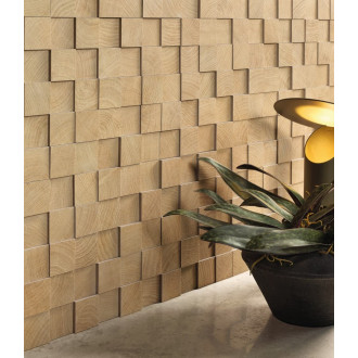 Dlažba Emil W-Circles oak 10x10 cm mat 00ENJD68