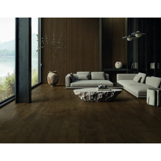 Dlažba Emil W-Circles wenge 20x120 cm mat 00ENKY05