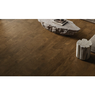 Dlažba Emil W-Circles wenge 20x120 cm mat 00ENKY05