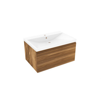 Koupelnová skříňka s umyvadlem Naturel Elsa 79x35x45,5 cm eben mat ELSA80EBU1