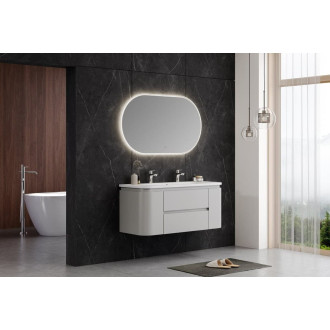 Koupelnová skříňka s umyvadlem Naturel Shelley 119x50x45 cm bílá mat SHELLEY120W