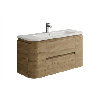 Koupelnová skříňka s umyvadlem Naturel Shelley 119x50x45 cm dub mat SHELLEY120OAK