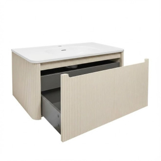 Koupelnová skříňka s umyvadlem Naturel Austen 99x47,5x45 cm light pine mat AUSTEN100LP