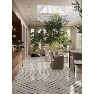 Dlažba Dom Intarsi cora satin 3D 60x120 cm leštěná INW00200TS